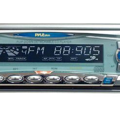 AM/FM-MPX Digital Tuning Radio CD Player w/Flip Down Detachable Face (RBPLCD34)