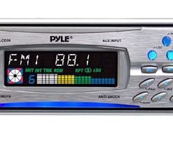 AM/FM Radio CD/CDR/CDR-W Player w/Die-Cast Aluminum Flip-Down Detachable Face (RBPLCD39)