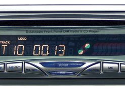 AM/FM-MPX Digital Tuning Radio CD Player w/Detachable Face (RBPLCD46)