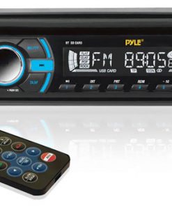 In-Dash Bluetooth Receiver with USB/SD Memory Slots, AUX Input for MP3 Playback & AM/FM Radio (PLCD51BT)