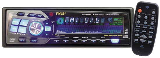 AM/FM-MPX CD/MP3 Player w/Flip Down Detachable Face (RBPLCD68MP3)