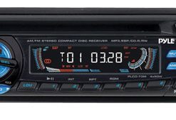 MP3/ CD-R/ RW Full Detachable Front Panel AM/ FM-MPX Car Radio CD Player (RBPLCD73MA)