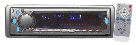 AM/FM-MPX CD/MP3 Player w/Flip Down Detachable Pace (RBPLCD79MP)