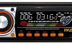 AM/FM-MPX Radio CD/MP3 Player w/USB and Flip Down Detachable Face (RBPLCD95USMP)