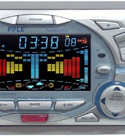Double Din AM/FM Cassette & CD Player w/Motorized Slide Down Face (RBPLCDCS300)