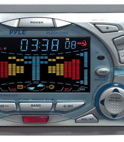 Double Din AM/FM Cassette & CD Player w/Motorized Slide Down Face w/MP3 Player (RBPLCDCS3300MP)