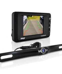 Wireless Rear View Back-up Camera & Monitor Parking/Reverse Assist System, 3.5'' Display, Distance Scale Lines, Night Vision Waterproof Cam, Swivel Angle Adjustable (PLCM3550WIR)