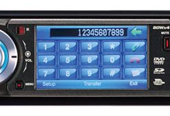 3'' TFT Touch Screen DVD/VCD/CD/MP3/CD-R/USB/AM/FM/BlueTooth and Screen Dial Pad (RBPLDBT30U)