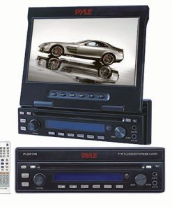 In-Dash FM/DVD/CD/MP3 w/TV Tuner & Manual Pull Out 7'' TFT Monitor (RBPLDF7IN)