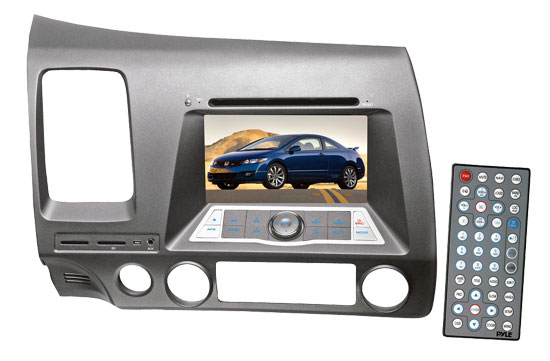 Direct Factory Replacement for Honda Civic 2007 - 2010 Touch Screen DVD/MPEG4/MP3/CD-RW/USB/SD/ System With 6.2'' HD Monitor and Bluetooth (RBPLDNHC62)