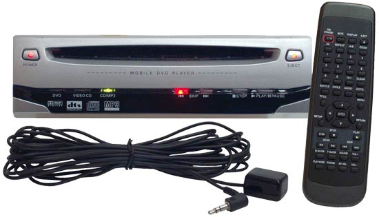 Small In-Dash DVD Player w/Remote Control (RBPLDVD99)