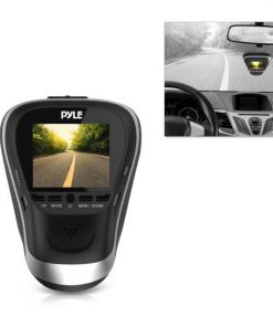 Hi-Res 1080p Dash Cam HD Dashboard Driving Camera + Camcorder (Snap Images & Record Video) with Impact/Parking Monitor (PLDVRCAM25)