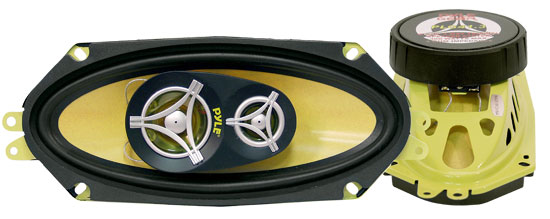 4'' x 10'' 300 Watt Three-Way Speakers (PLG41.3)