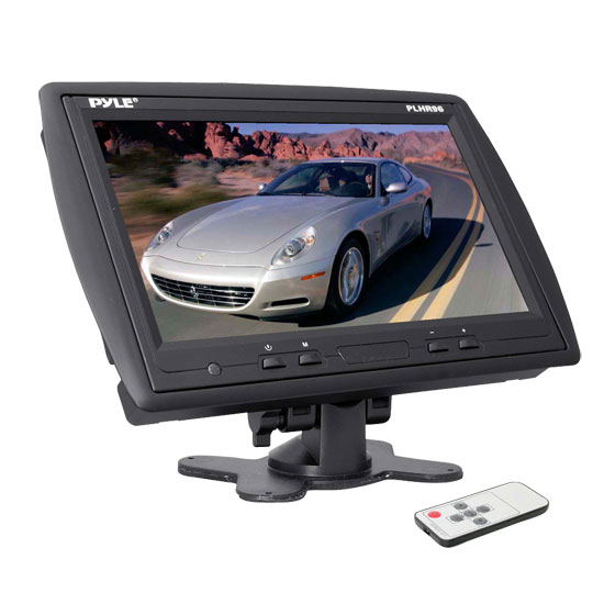 9'' TFT LCD Headrest Monitor w/ Stand (Black) (RBPLHR96)