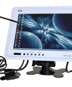 9" Headrest TFT LCD Monitor w/ VGA & Touch Screen (White Color) (RBPLHR9TSW)