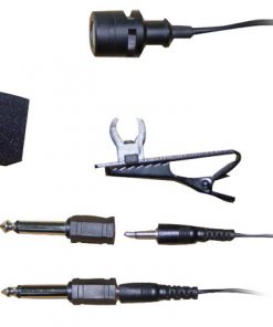 Wired Lavalier 3.5mm/ 1/4'' Uni-Directional Microphone (PLM3)