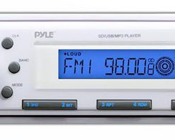 Marine In-Dash Receiver with AM/FM Radio,  AUX Input for iPod/MP3 Players & SD/USB Flash Readers (RBPLMR20W)