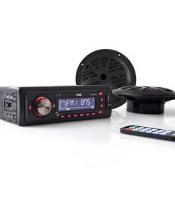IN-Dash marine AM/FM PLL Tuning Radio w/ USB/SD/MMC Reader (RBPLMRKT12BK)