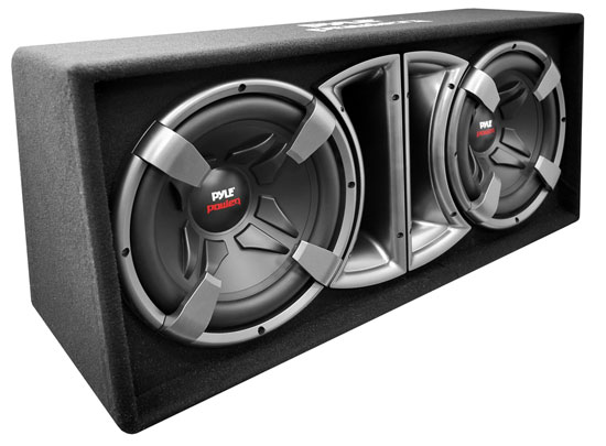 Dual 10'' Slim Design Forward Firing Vented Enclosure System (PLPPS210)