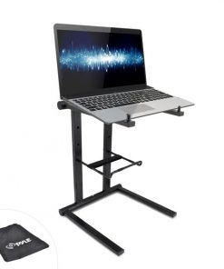 Universal Portable Foldable Professional DJ Laptop Stand with Second Accessory Tray (PLPTS35)