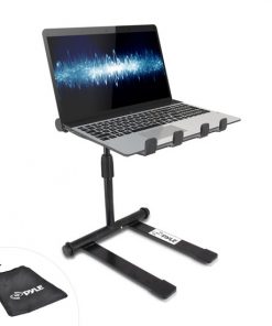 Universal Portable Foldable Telescoping Height Professional DJ Laptop Stand (PLPTS55)