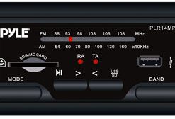 In-Dash AM/FM-MPX MP3 Shaft Style Dual Knob Radio w/USB/SD Card (PLR14MPF)