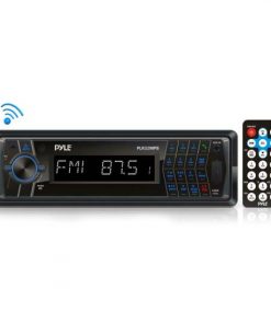 In-Dash AM/FM-MPX Radio with SD/USB/MP3 Playback, 3.5mm Aux-In, Bluetooth Wireless Streaming (PLR32MPB)
