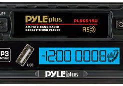 AM/FM 2 Band Radio Digital Car Cassette Player MP3 Compatible Built-In USB/ AUX-IN (RBPLRCS19U)