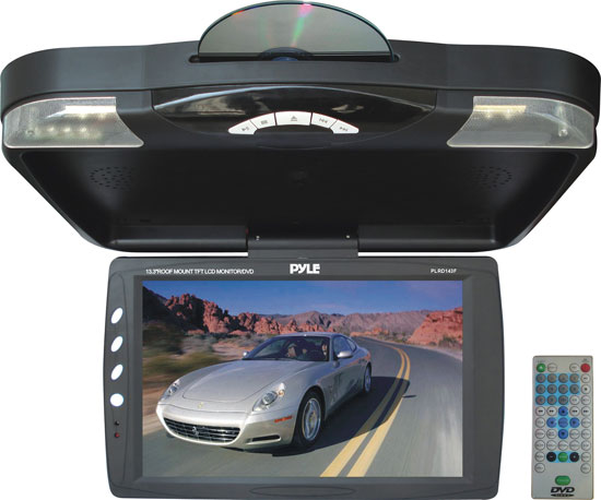 13.3'' Roof Mount TFT LCD Monitor With Built In DVD Player (RBPLRD143F)