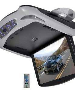 13.3'' Roof Mount TFT LCD Monitor Built In DVD/USB/SD Player w/ Wireless FM/IR Transmitter’s & Included 3 Color Skins (Gry/Blk/Tan) (RBPLRD145)