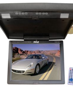 15.1'' Flip Down Monitor w/ Built In DVD/SD/USB player w/ Wireless FM Modulator/ IR Transmitter (PLRD153IF)