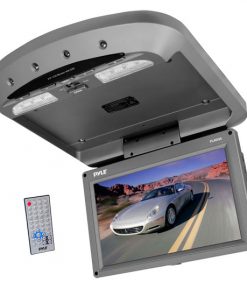 9.5'' Flip Down Roof Mount Monitor & DVD SD/USB Player With Wireless FM & IR Transmitter (RBPLRD95)