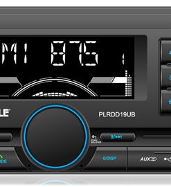 Bluetooth Digital Receiver with USB/SD Card Readers, AM/FM Radio, AUX Input, Remote Control, Double DIN (PLRDD19UB)