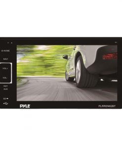 6.5 Inch Bluetooth LCD Digital Touch Screen Receiver with AM/FM, USB/SD Memory Card Readers, AUX/MP3 Input, Bluetooth, Double DIN with Remote (PLRDN62BT)