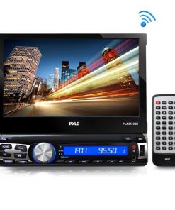 7'' Single DIN In-Dash Detachable Motorized Touch Screen TFT/LCD Monitor w/ Multimedia USB/SD/AM/FM/ Bluetooth Receiver (PLRM70BT)