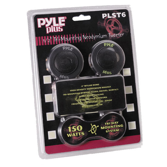 1/2'' 150 Watt Mylar Dome Tri-Mount Tweeter (PLST6)