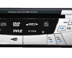Universal Mount Mobile DVD/MP4/VCD/WMA/CD/CD-R/CD-RW Player w/TV Tuner (RBPLTD24)