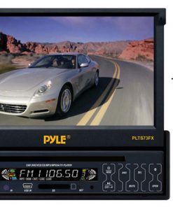 7'' Single DIN In-Dash Motorized Touch Screen TFT/LCD Monitor w/ DVD/CD/MP3/MP4/USB/SD/AM-FM Player (RBPLTS73FX)