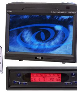 In-Dash 7'' TFT LCD Monitor w/Clock and Date Display (RBPLVIN70)