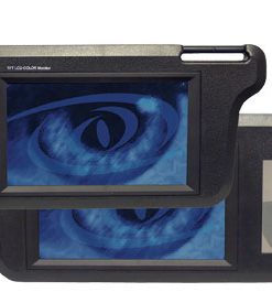 Pair of 7'' TFT  Sun Visor Monitors with Mirror (RBPLVSMR7)