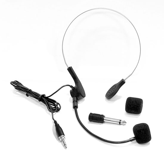Cardioid Condenser Headset Microphone, Flexible Wired Boom (for Standard 3.5mm Wireless Mic Systems) (PMEM8)