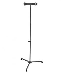 Secure & Anti-Theft Key Lock Tablet Tripod Floor Stand Holder with Adjustable, Bendable, Rotating Swivel Gooseneck, USB Charge Port & Sturdy Tempered Glass Base for iPad, Kindle, Android, eReader, Samsung Galaxy, Nexus, etc. (PMKSPAD4LK)