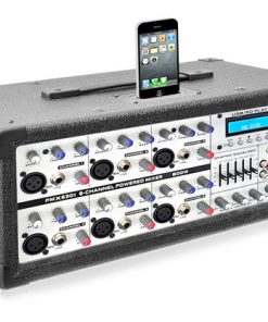 6-Channel 600 Watt Professional Mixer - Built-in 30 Pin iPod Dock, MP3 Player Input, SD Memory Card and USB Flash Readers (PMX630I)