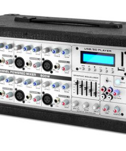 8 Channel 800 Watts Powered Mixer w/MP3 Input (RBPMX802M)