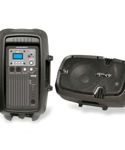 8'' 600 Watt Powered Two-Way PA Speaker with MP3/USB/3.5mm Input (RBPPHP803MU)