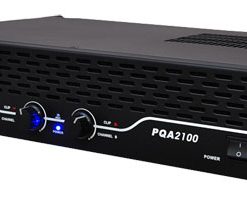 19'' Rack Mount Power Amplifier,  SpeakON, Speaker Terminal Binding Posts, 1/4'' Connectors, 2100 Watt Amp (PQA2100)