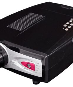 High-Definition Home Theater Multimedia Widescreen Projector - Up To 100-Inch Viewing Screen, Built-In Speakers & PC Connection Compatible (PRJHD66)