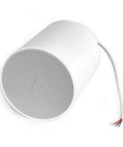 6.5'' 40 Watt Ceiling Hanging Pendant Speaker w/ 70V Transformer (White) (PRJS66W)