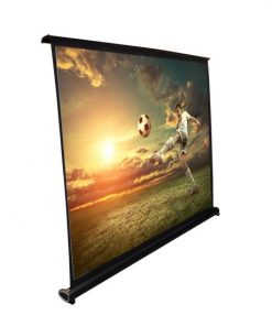 50-inch Projector Viewing Display Screen, Manual Retractable Pull-Out Style (40'' x 30'') (PRJTP53)