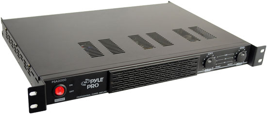 2000 Watt Power Stereo Amplifier, 1U Rack Mount Amp (PSA2000)